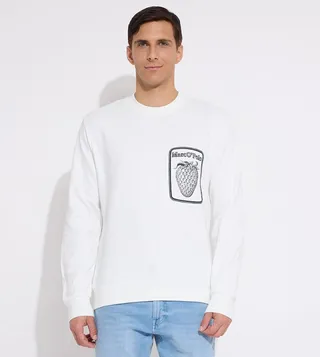 Logo Printed Crew Neck Sweatshirt