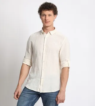 Logo Embroidered Long Sleeves Shirt