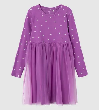 Polka Doted Tulle Dress
