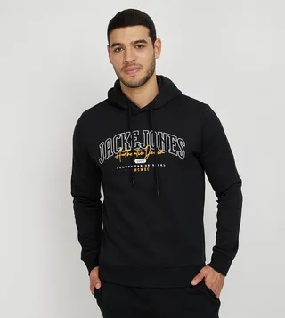 Logo Printed Long Sleeves Hoodie
