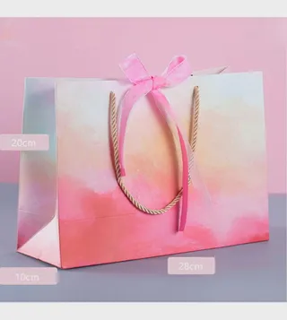Oil Painting Style Gift Bag - Small 28x20x10 cm