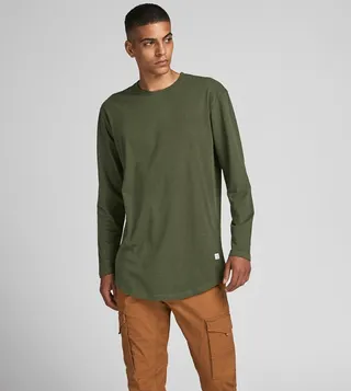 Jjenoa Solid Long Sleeves T-Shirt
