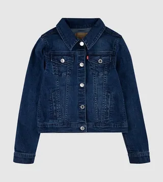 Stretch Denim Trucker Jacket