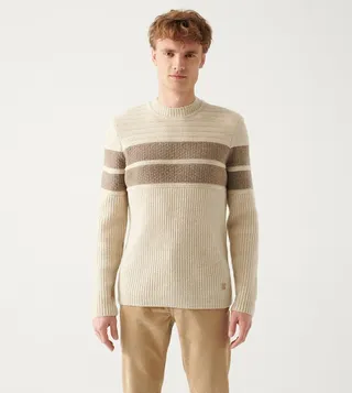 Chest Panel Detail Sweater