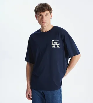 Printed Short Sleeves Oversized T-Shirt