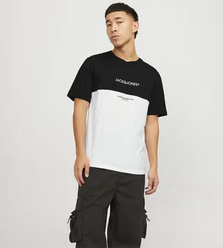 Color Block Short Sleeves T-Shirt