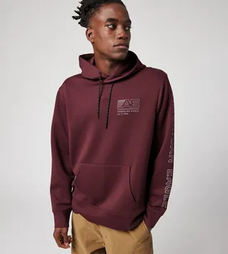 24/7 Good Vibes Logo Printed Hoodie