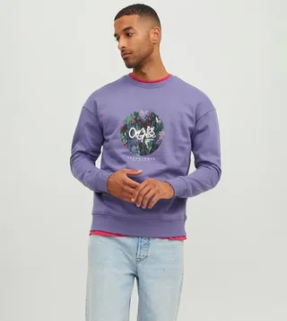 Logo Printed Long Sleeves Sweatshirt