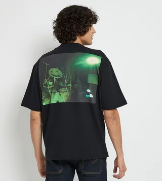 Back Printed Short Sleeves T-Shirt