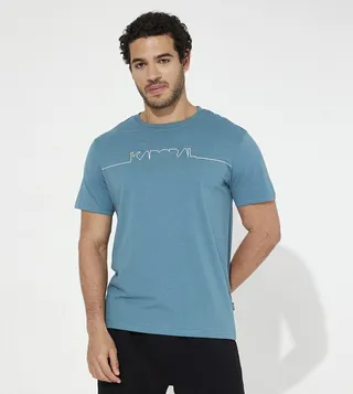 Printed Crew Neck T-Shirt
