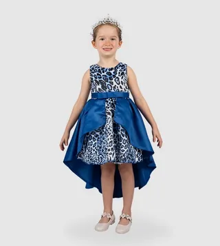 Amy Leopard Patterned Party Dress