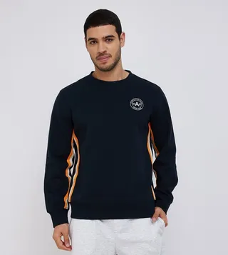 AERO Printed Crew Neck Sweatshirt