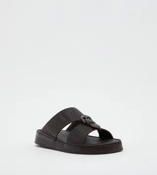 Logo Embossed Comfort Traditional Sandals