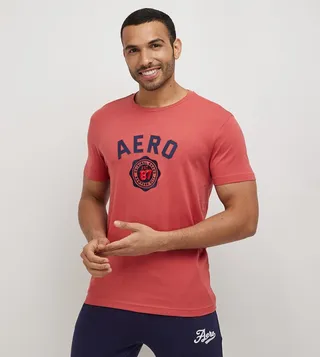 Aero Men's Logo Printed T-Shirt