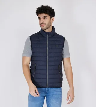 Logo Badge Puffer Gilet
