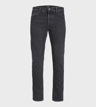 Washed Tapered Fit Jeans