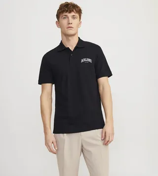 Logo Printed Short Sleeves Polo T-Shirt