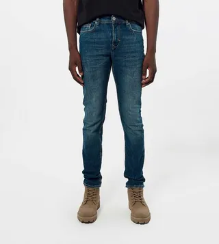Mid-Rise Skinny Fit Jeans