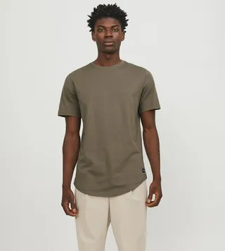Solid Crew Neck T-Shirt