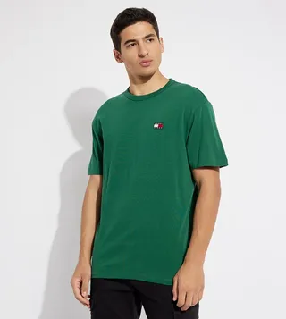 Logo Badge Crew Neck T-Shirt