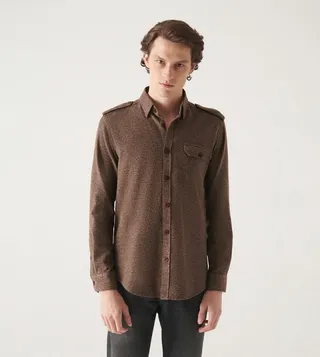 Pocket Detail Long Sleeves Shirt