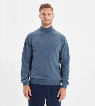 Slim Fit Half Sweater
