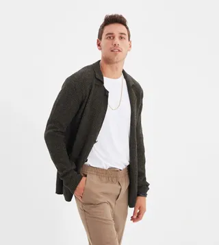 Textured Cardigan