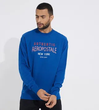 Aero Printed Long Sleeves Sweatshirt