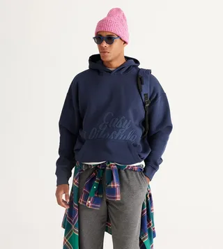 Embossed Oversized Hoodie