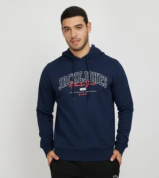 Logo Printed Long Sleeves Hoodie