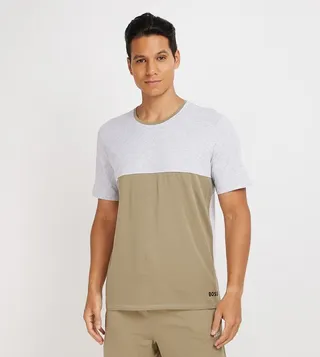 Color Block Short Sleeves T-Shirt