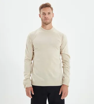 Slim Fit Half Basic Sweater