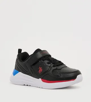 INTER Logo Detail Velcro Sneakers