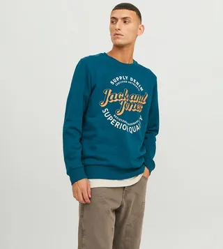 Logo Printed Long Sleeves Sweatshirt