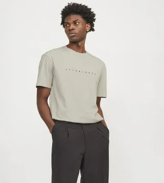 Logo Printed Crew Neck T-Shirt