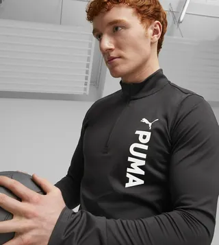 Logo Detail High Neck Sweatshirt