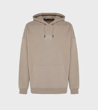Embroidered Long Sleeves Oversized Sweatshirt