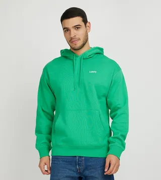 Logo Detail Long Sleeves Hoodie