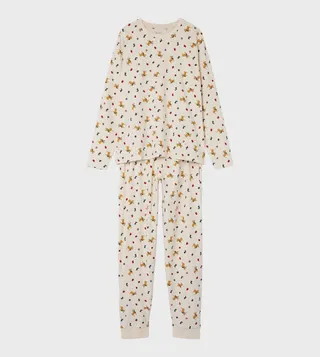 Printed Long Sleeves Pajama Set