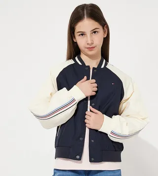1985 Logo Embroidered Varsity Jacket