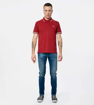 Logo Detail Short Sleeves Polo T-Shirt