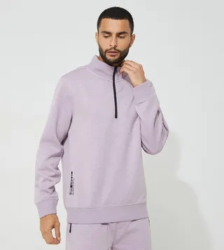 Aero Solid Long Sleeves Fleece Sweatshirt