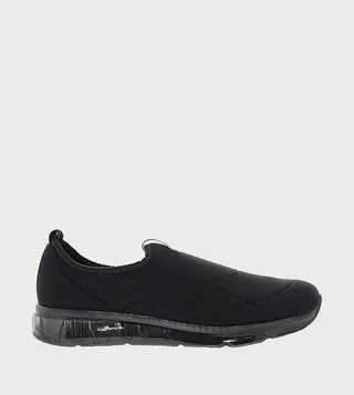 CLARE Solid Round Toe Slip-On Shoes