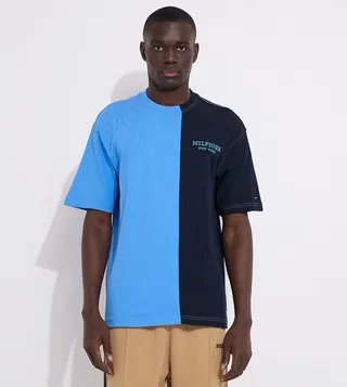 Color Block Short Sleeves T-Shirt