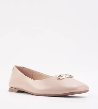BENETTE Metal Detail Ballerinas