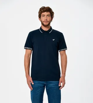 Logo Detail Short Sleeves Polo T-Shirt