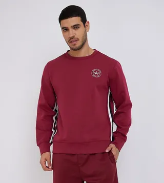AERO Printed Crew Neck Sweatshirt