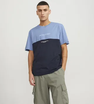 Color Block Short Sleeves T-Shirt