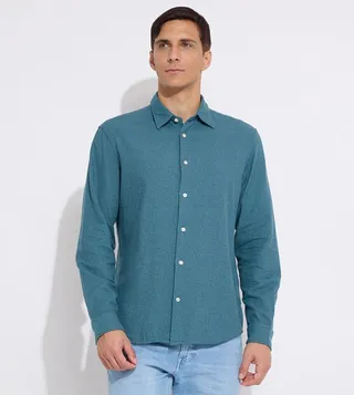 Solid Long Sleeves Shirt