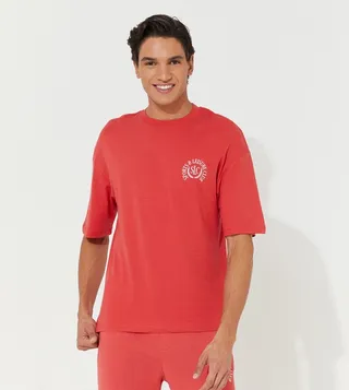 Jorbrink Crest Back Crew Neck T-Shirt